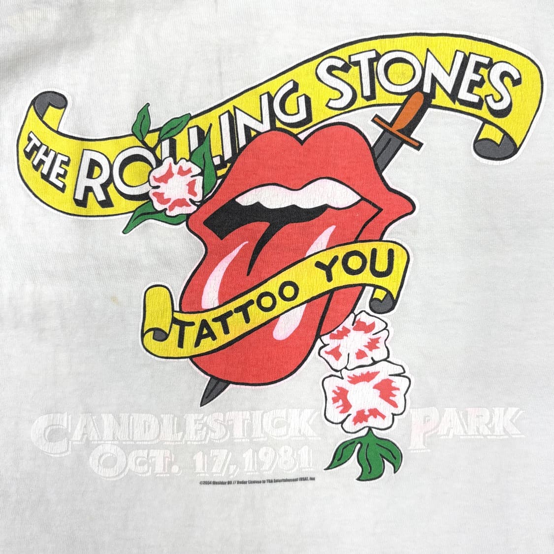2004 롤링 스톤스 Tattoo You 티셔츠 상품이미지3
