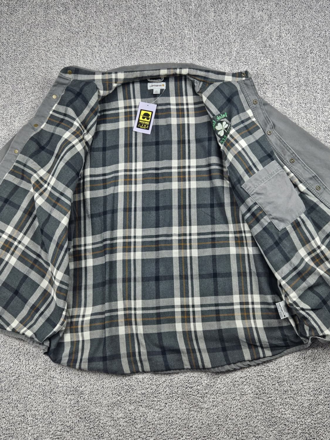 칼하트 캔버스 헤비 플란넬 워크 셔츠 자켓 ( 2XL ) / 10450 상품이미지10