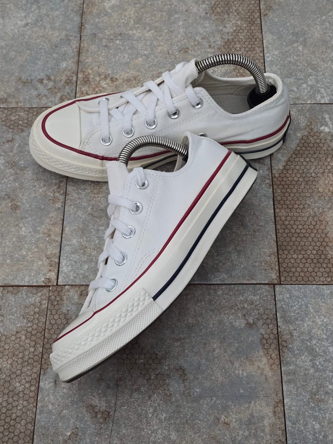 (225)컨버스 척 70 빈티지 캔버스 화이트 로우 상품이미지3