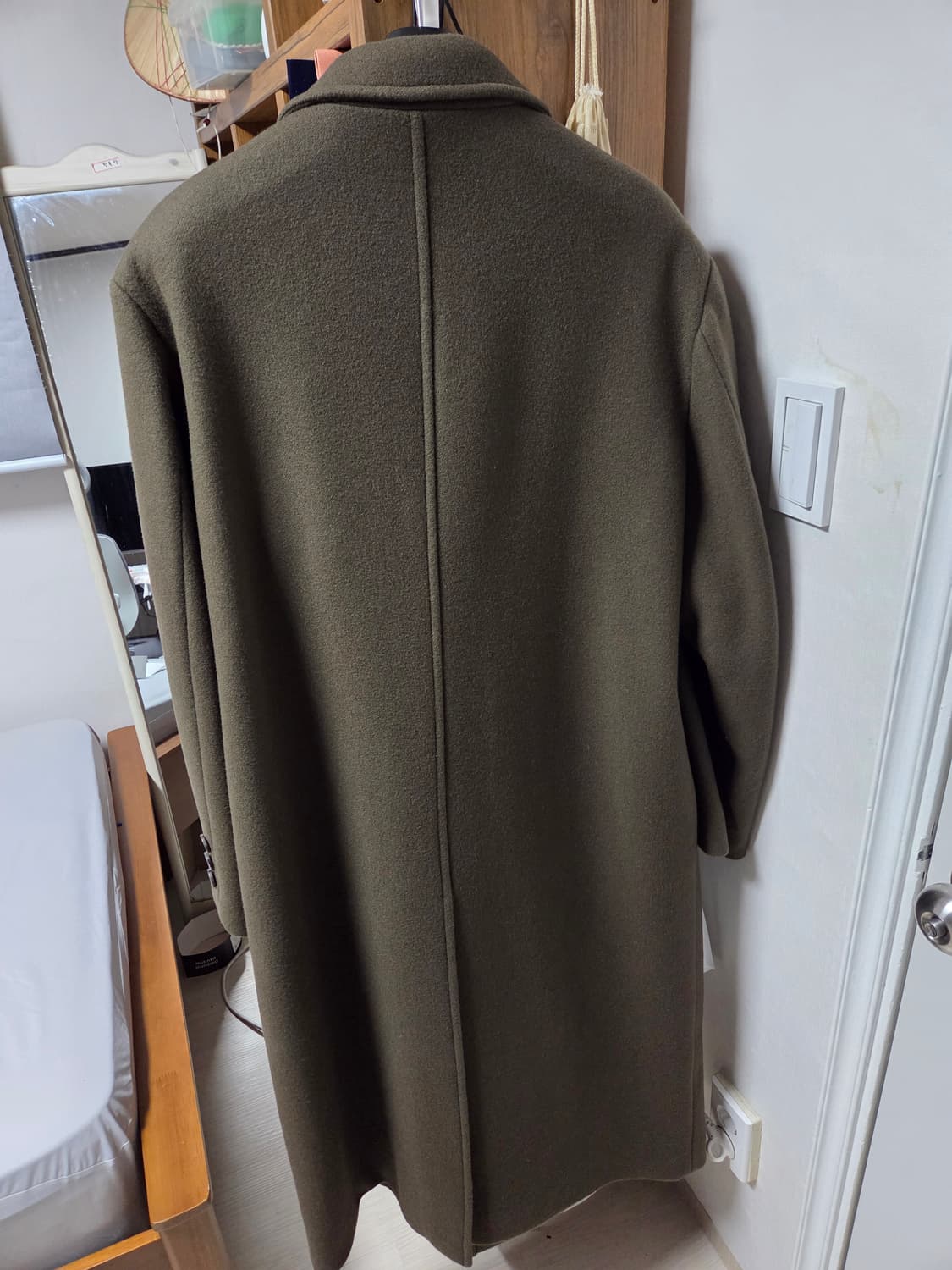 에비너 볼드 테일러 맥시 코트 다크브라운 2사이즈 상품이미지2