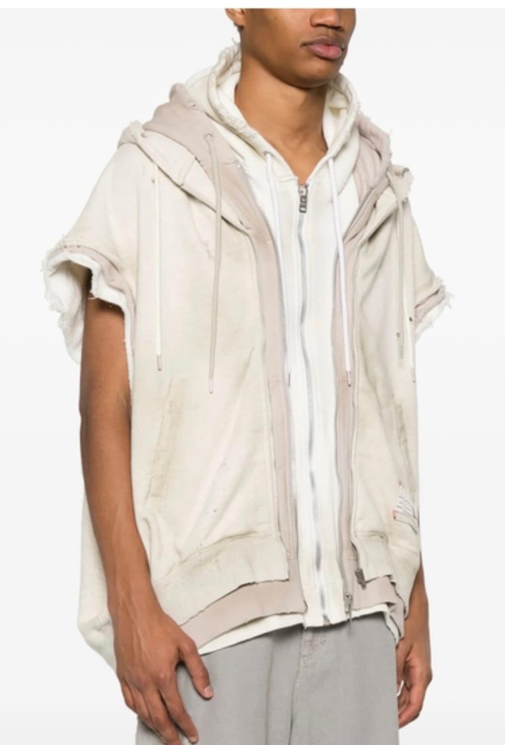 미하라 야스히로 트리플 레이어드 집업 후드 상품이미지3