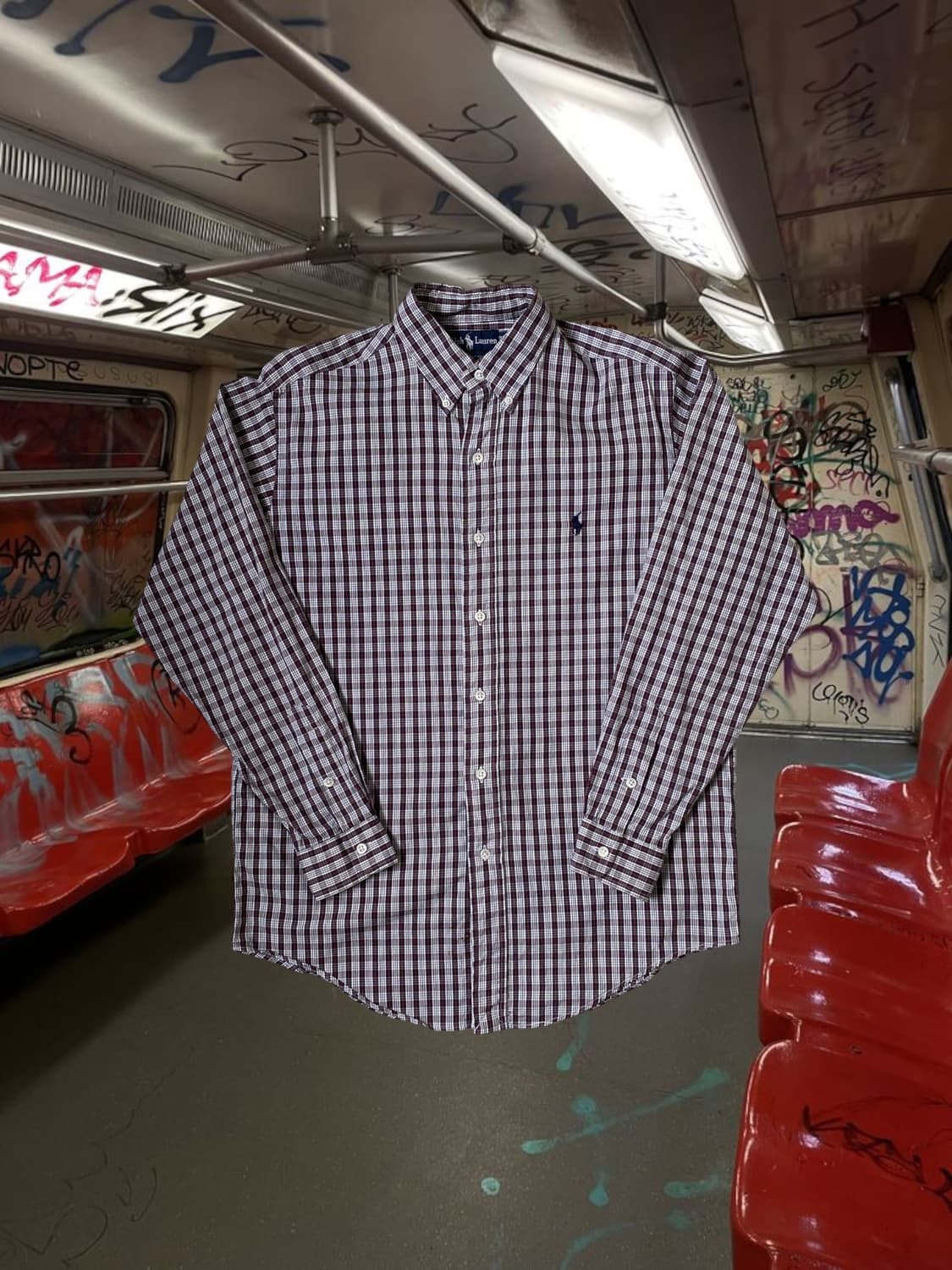 폴로 랄프로렌 체크 셔츠 (Man M) AB1694 상품이미지1