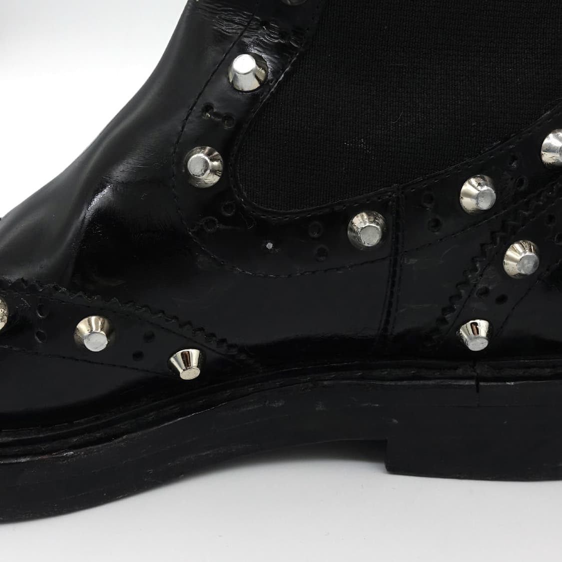 [37,240]BALENCIAGA 발렌시아가 사이드고어 윙팁 스터드 부츠 상품이미지8