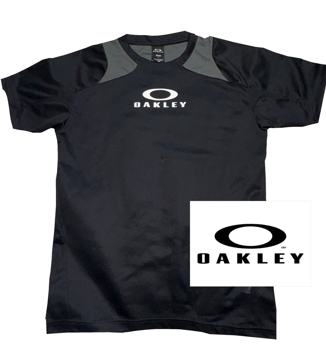 오클리 기능성 블랙 반팔 티셔츠 y2k 상품이미지1