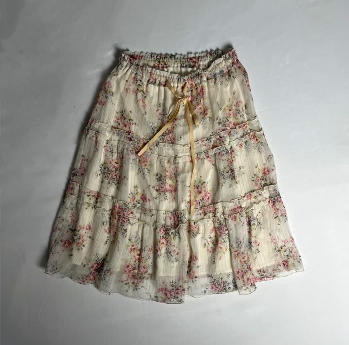 LET’S ROSE 렛츠로즈 잔꽃 스커트 상품이미지1