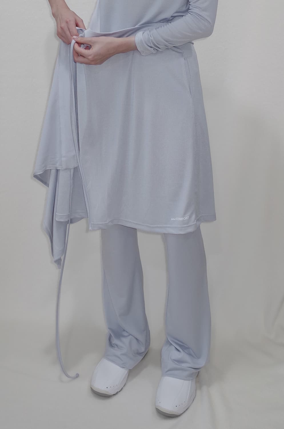 지초이 컴포트 23-005 FLARED PANTS +WRAP SKIRT 상품이미지1