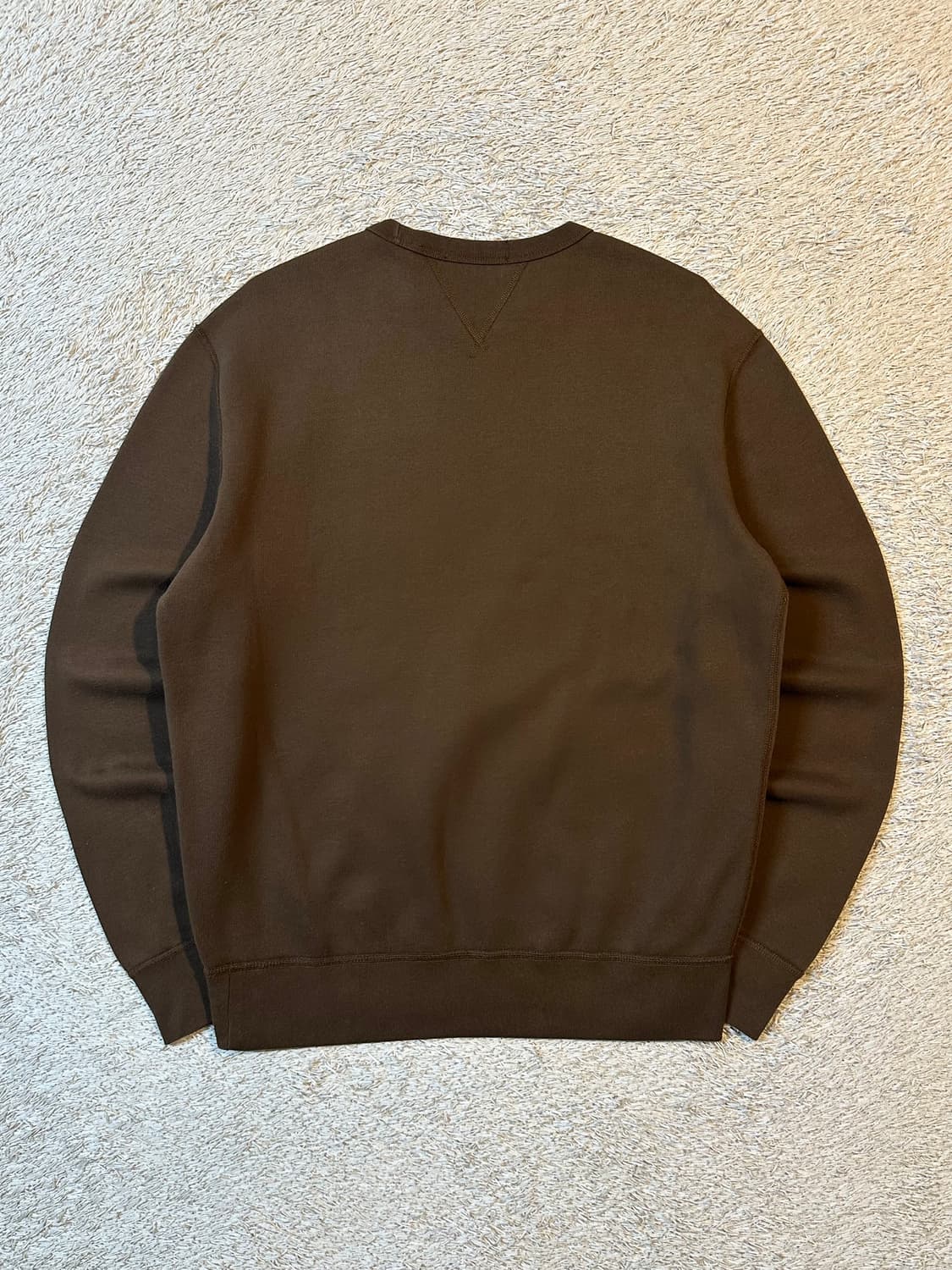 폴로 랄프로렌 신형 화이트포니 플리스 맨투맨 브라운 상품이미지3