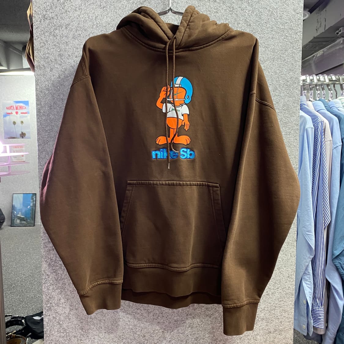 나이키 SB 풀오버 브라운 스케이트 후드티 B3637 상품이미지2
