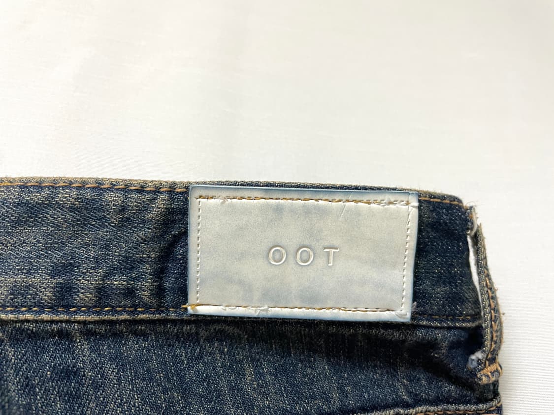 ootj 오오티제이 여성 빈티지샌드워싱 와이드 데님팬츠 L 상품이미지8