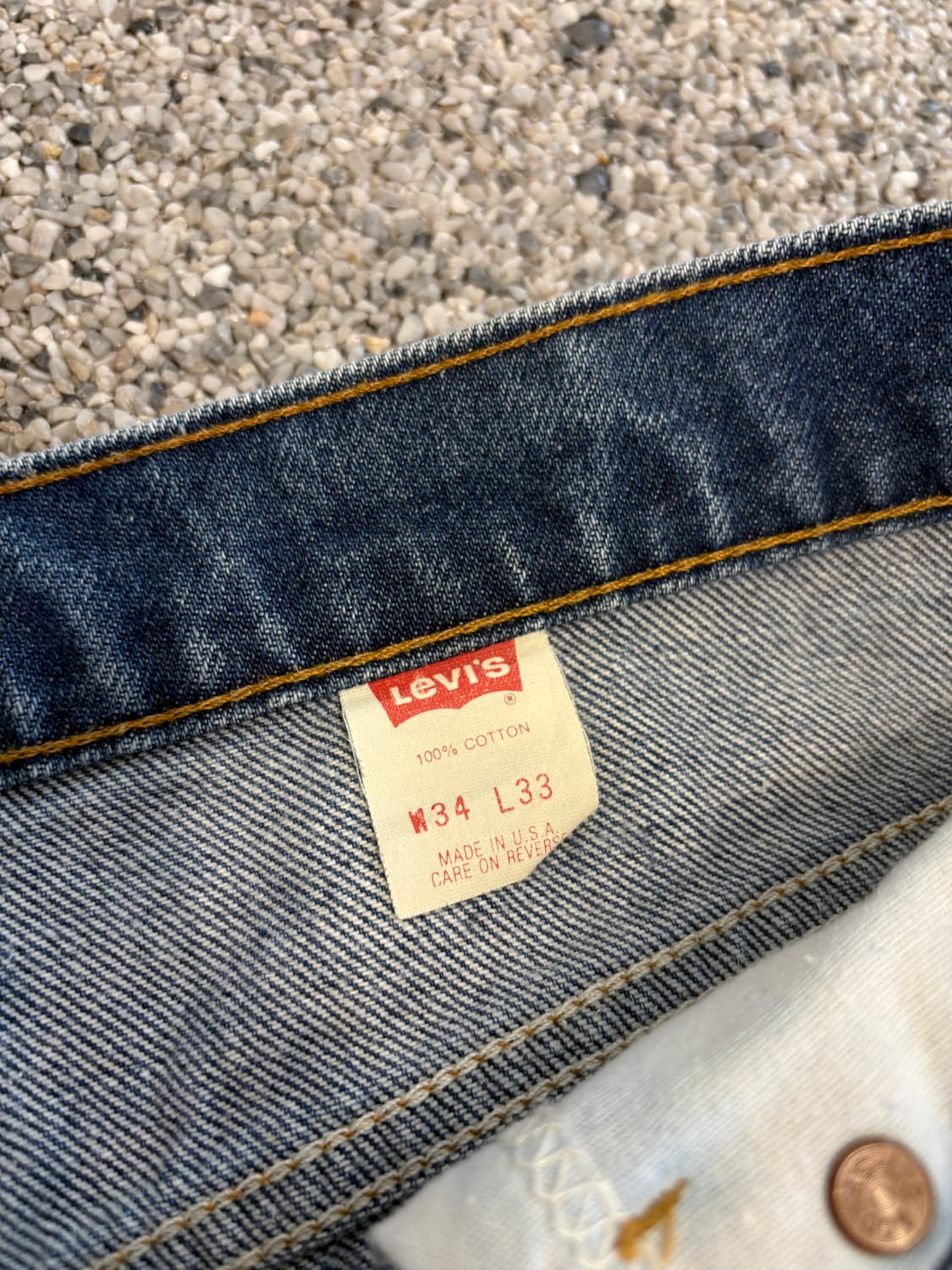 90년대 오렌지탭 리바이스517 33정도 상품이미지7