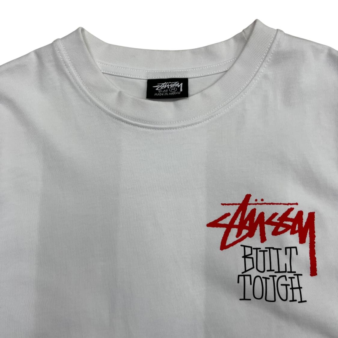 스투시 미니로고 화이트반팔 M 상품이미지5