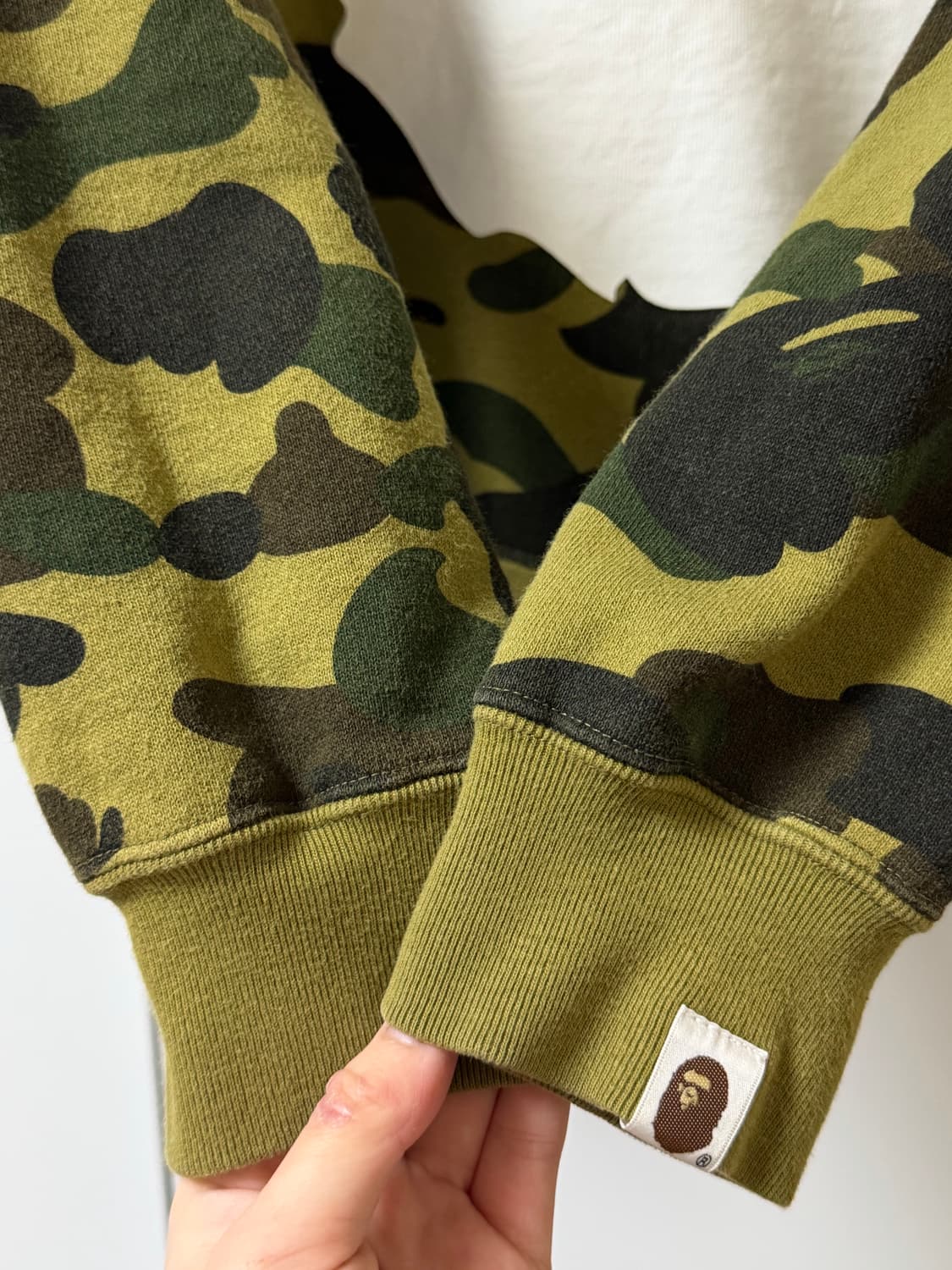베이프 카모 크루넥 맨투맨 상품이미지3