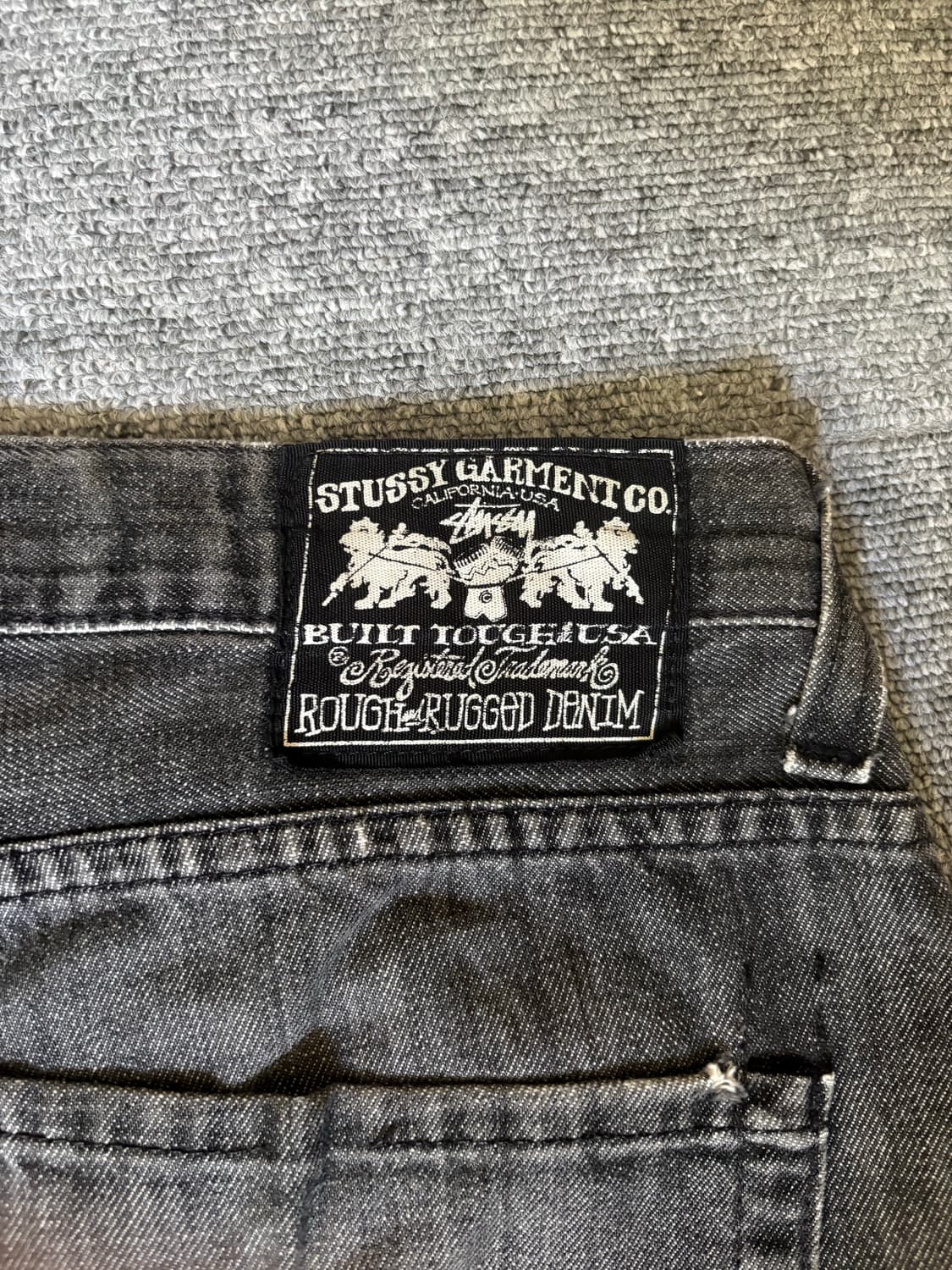 [34] 90s 올드스투시 데님팬츠 상품이미지6