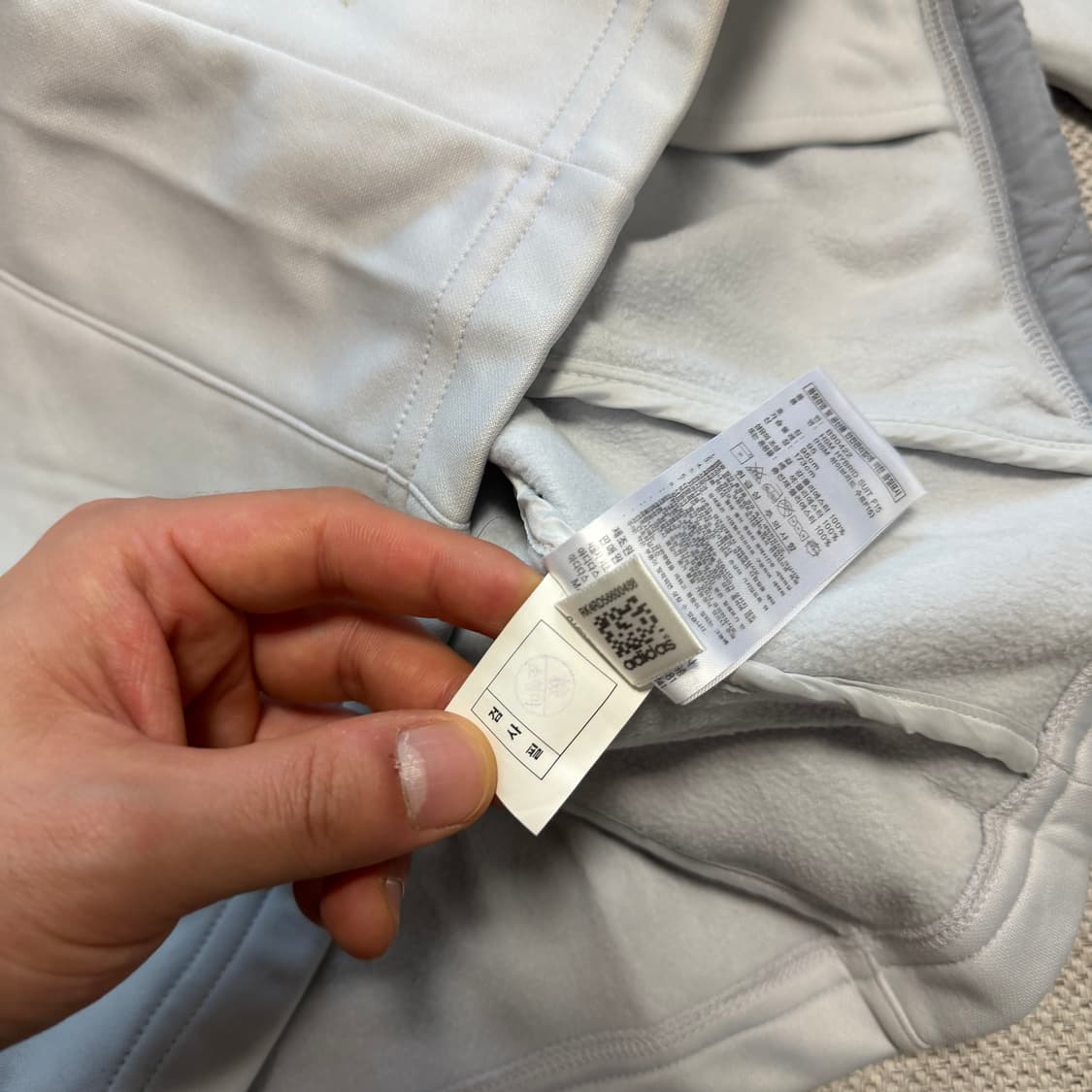 아디다스 기모 하이브리드 자켓 상품이미지5