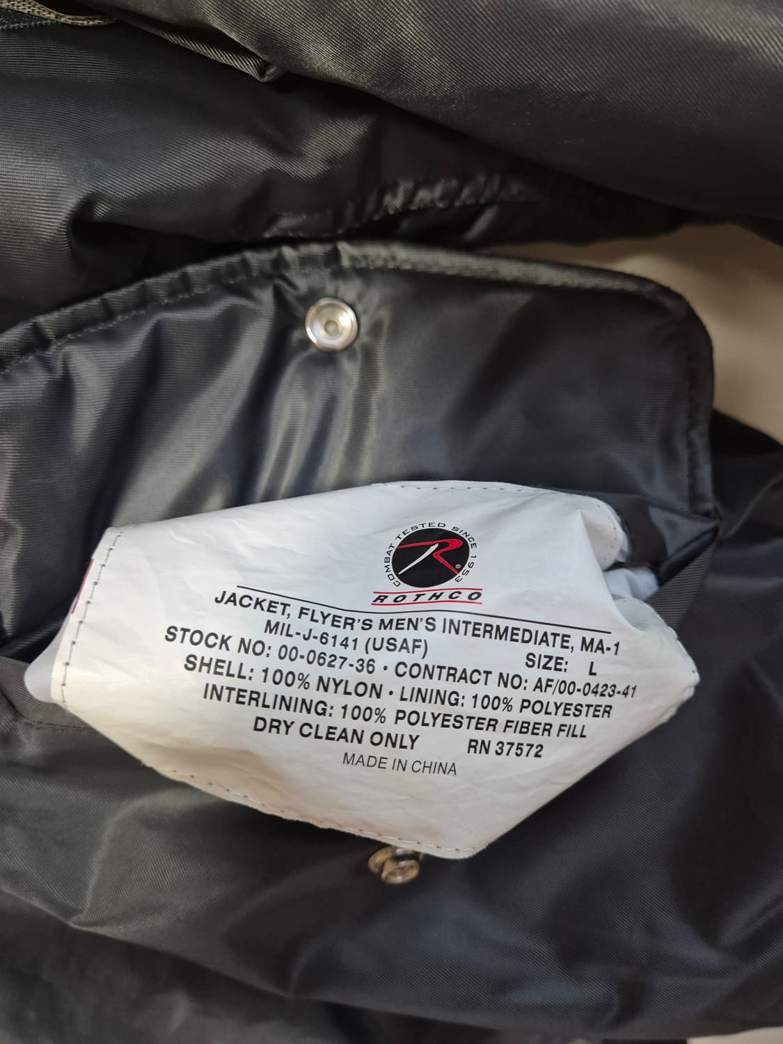 로스코 MA-1 그레이 L 상품이미지6