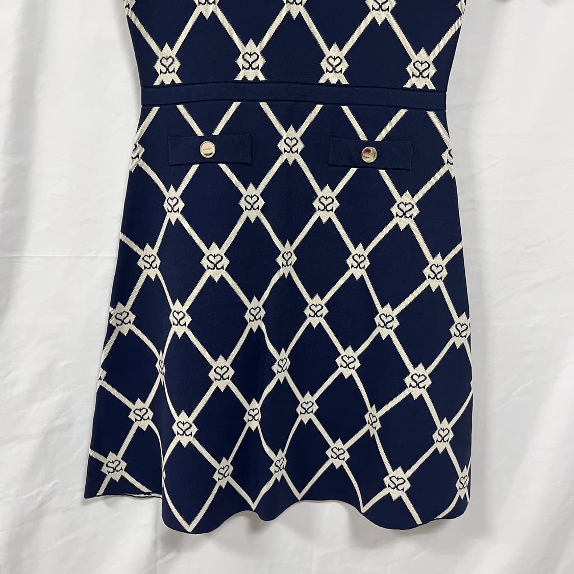 산드로(SANDRO) 자카드 니트 미니 원피스 상품이미지5