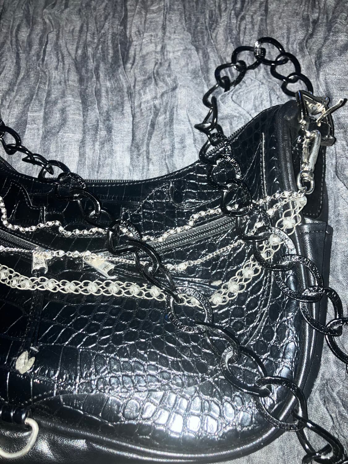 IUGAMAKARASTriple Chained Alligator Bag 상품이미지2