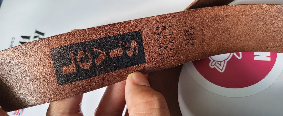 리바이스 이타리안 가죽 벨트 30-34 상품이미지2