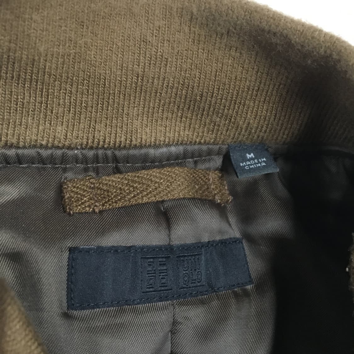 유니클로 스웨이드 블루종 DD08 상품이미지2