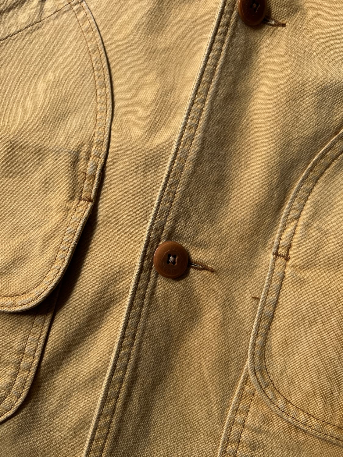 [L]90's 엘엘빈 Made in USA 빈티지 페이딩 브라운 헌팅자켓 상품이미지4