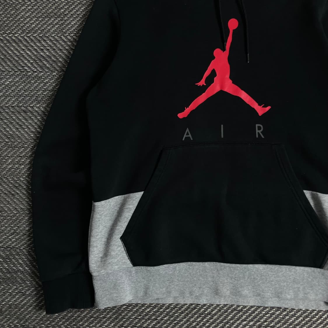 조던 빅로고 박시핏 배색 후드 티셔츠 o 3027 상품이미지3