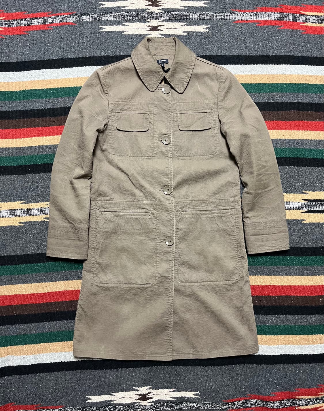 Jil sander navy long coat 상품이미지1