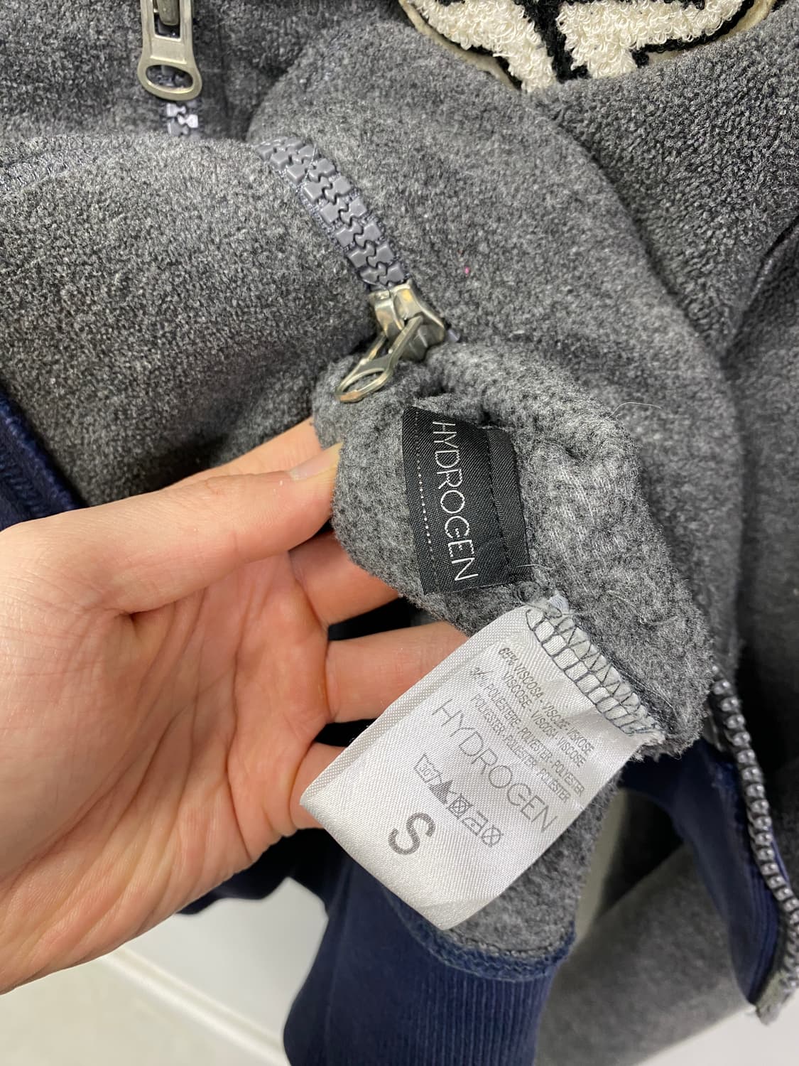 [HYDROGEN] 하이드로겐 스컬 투웨이 후드집업 상품이미지8