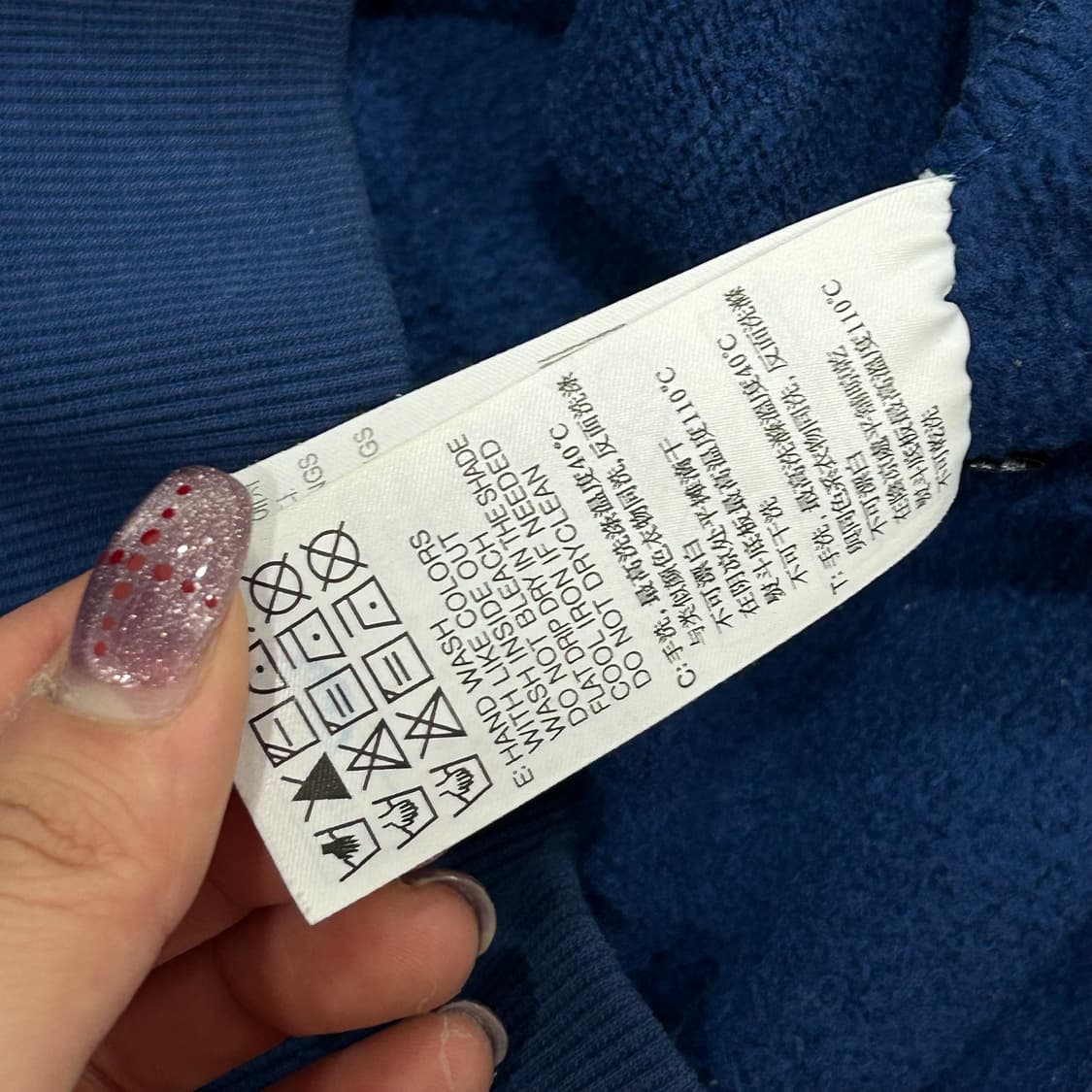 Guess 게스 오렌지 로고 네이비 후드  상품이미지6