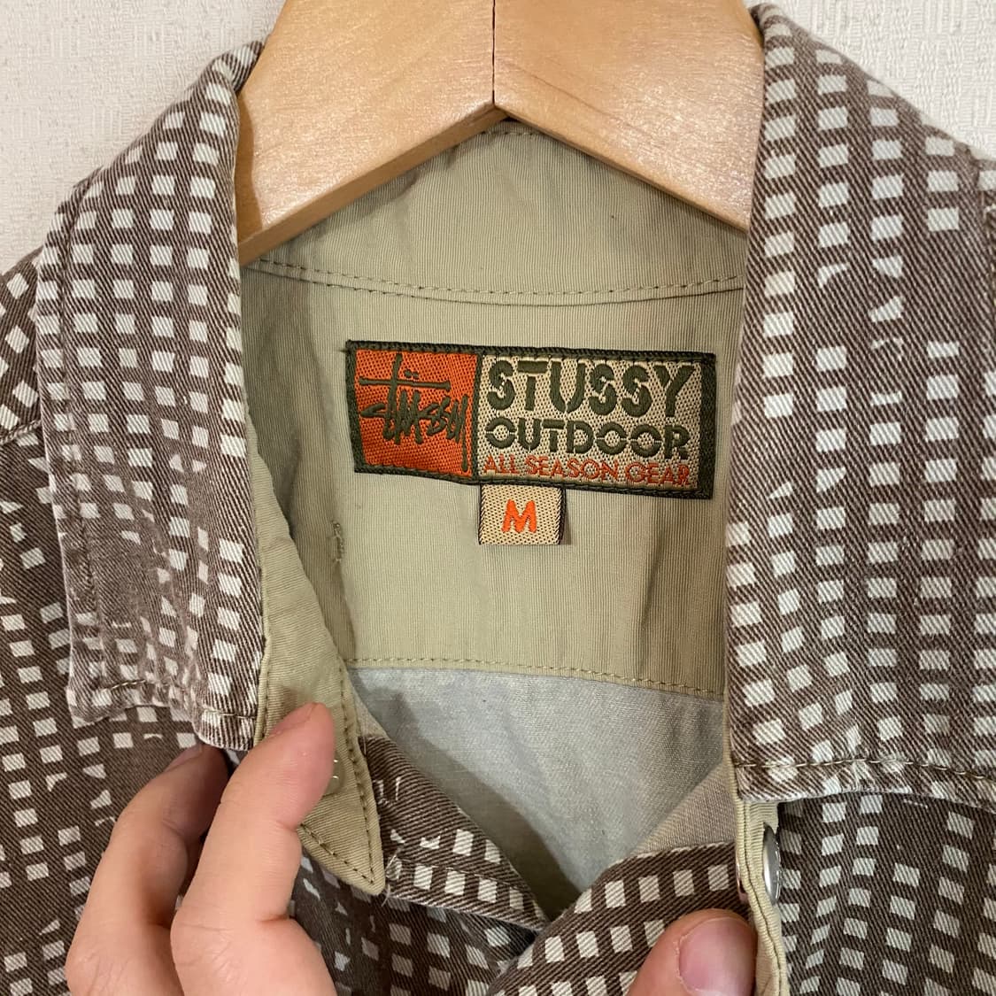 (M) stussy 스투시 아웃도어 밀리터리 셔츠 상품이미지5
