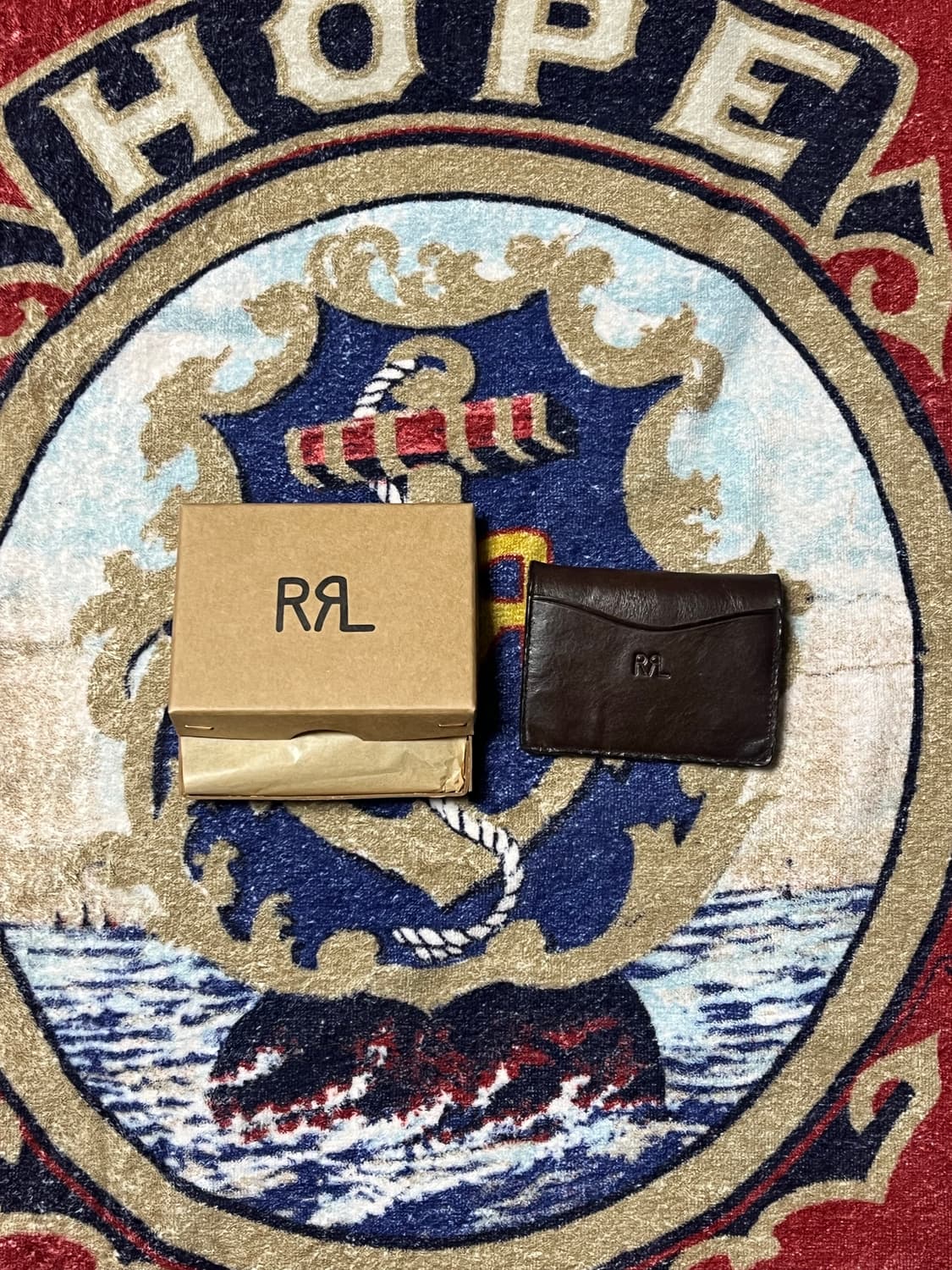 RRL 콘초 레더 카드 지갑 더블알엘 상품이미지2
