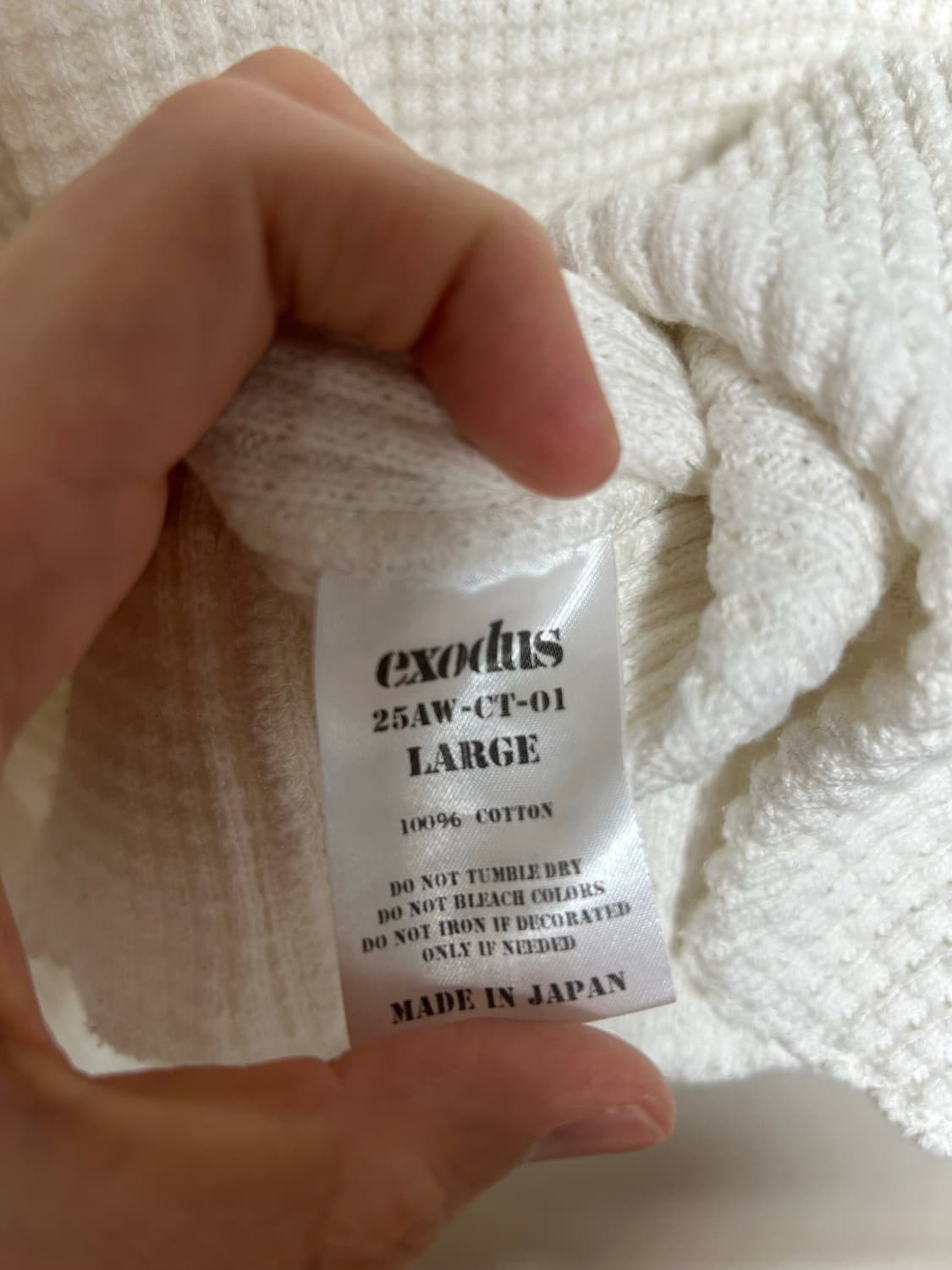 [L] 엑소더스 차이나 버튼 와플티 상품이미지6