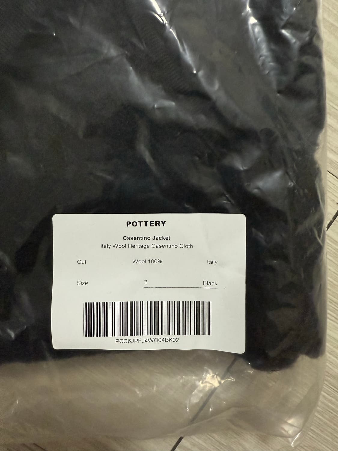 포터리 카센티노 자켓 블랙 상품이미지3