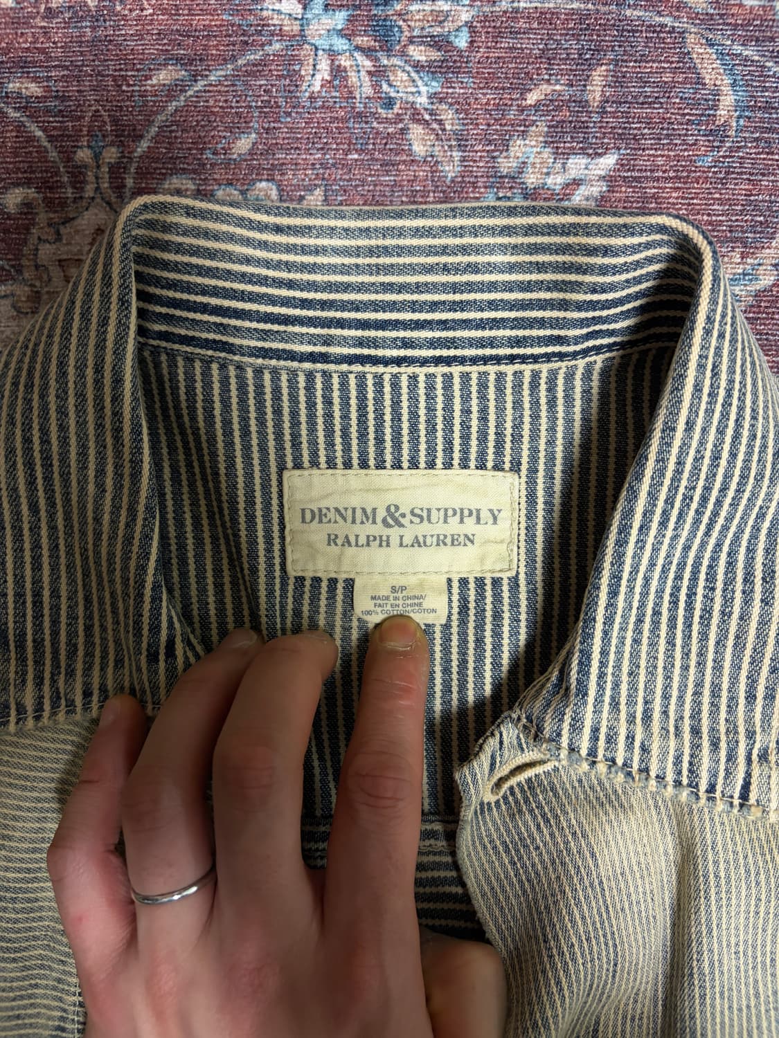 폴로 데님앤서플라이 패치워크 데님 자켓 상품이미지2