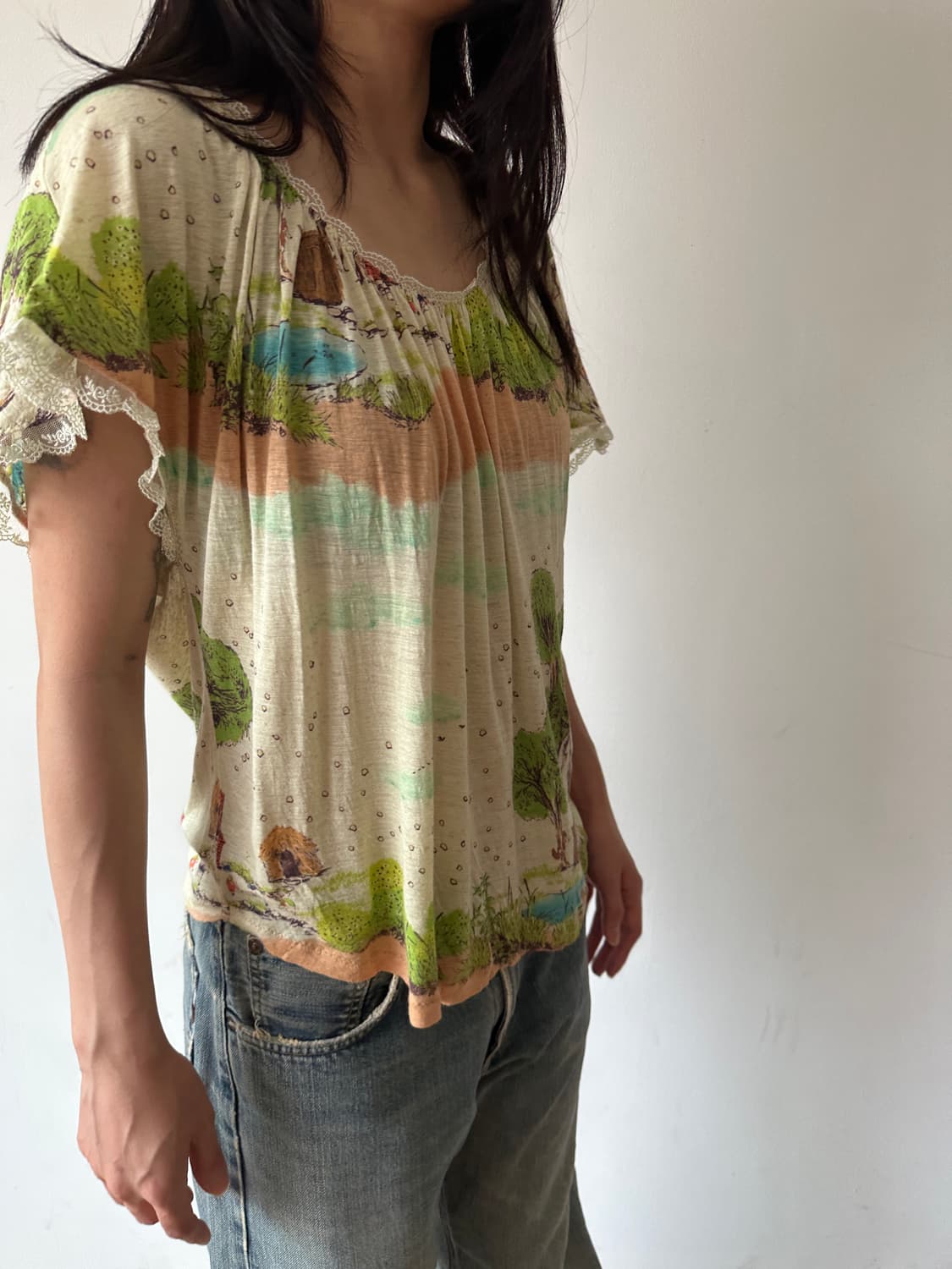 FRANCHE LIPPEE 레이스 티셔츠 상품이미지2
