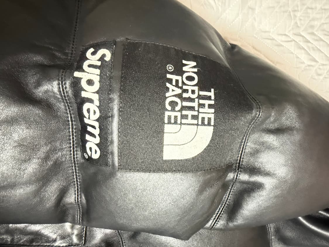 슈프림X노스페이스 레더 눕시 (XL) 상품이미지5