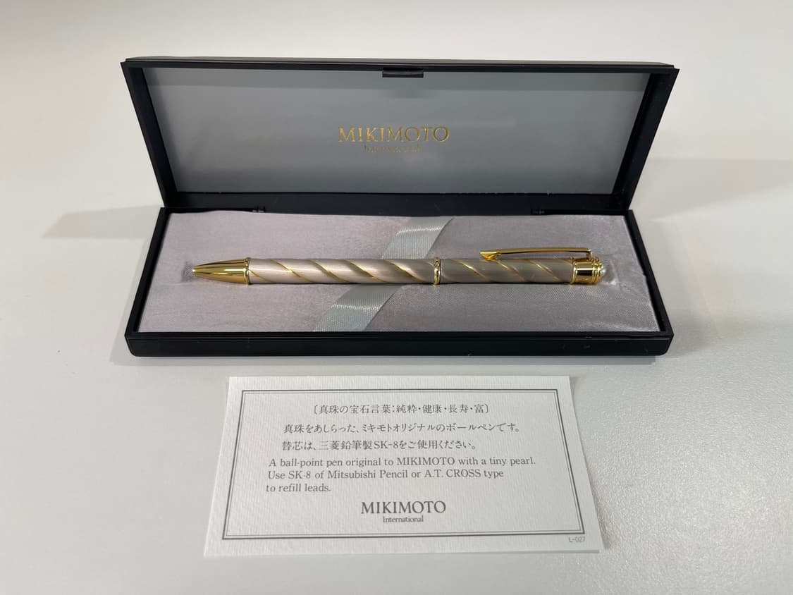 미키모토 펄 진주 장식 볼펜 MIKIMOTO 상품이미지1