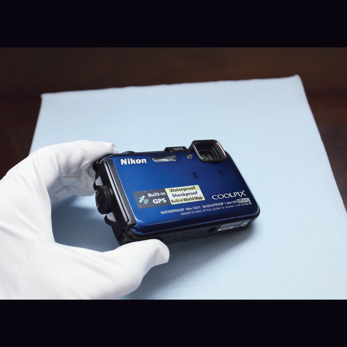 레어<민트급><한글> 니콘 쿨픽스 aw100 블루 빈티지 디카 상품이미지6