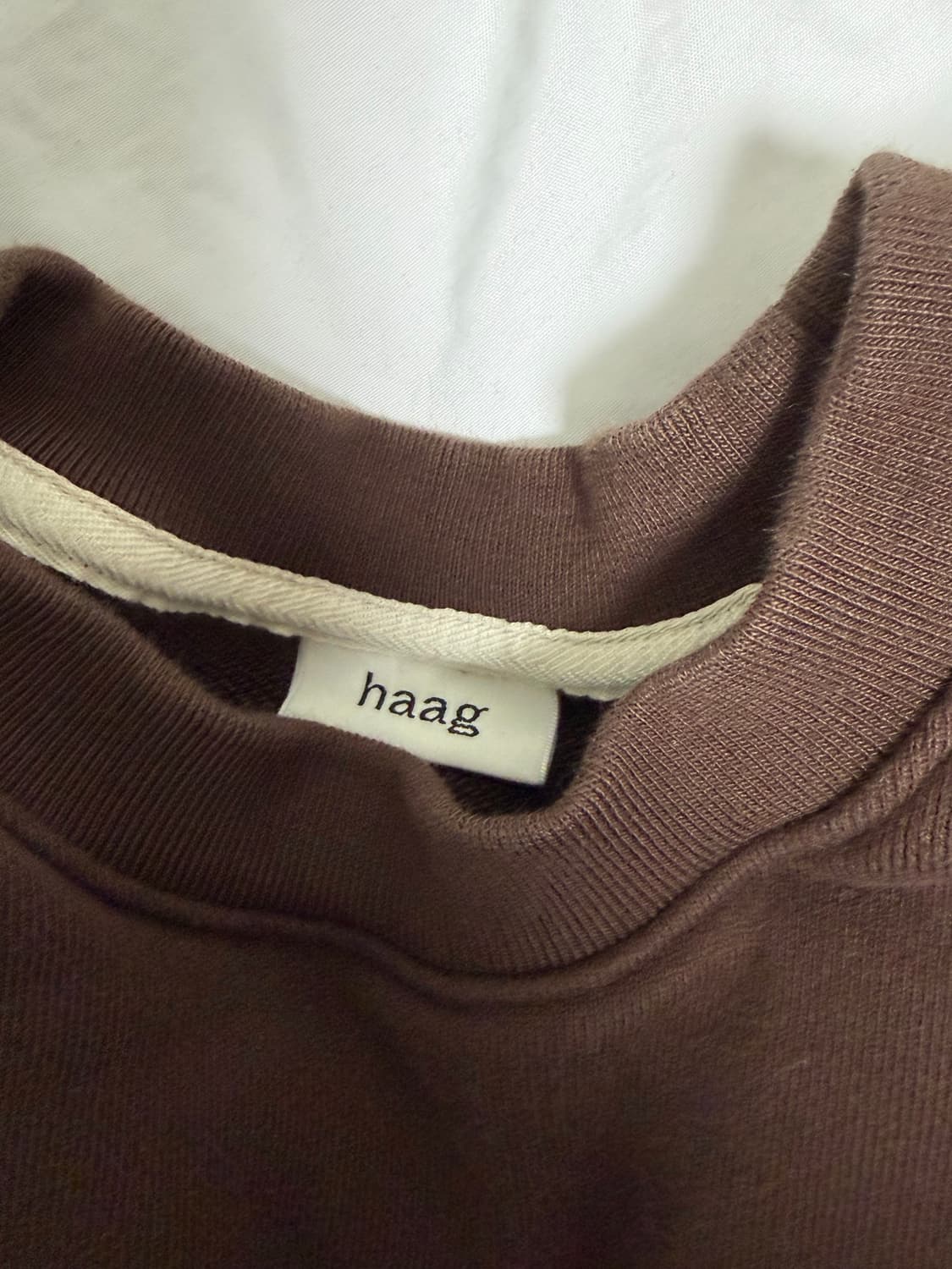 헤이그 벌스데이 스웻셔츠 브라운 맨투맨 상품이미지4