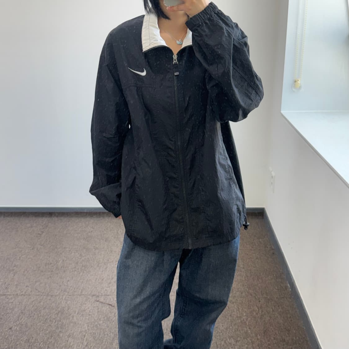 Nike 나이키 스우시 블랙 바람막이  상품이미지1