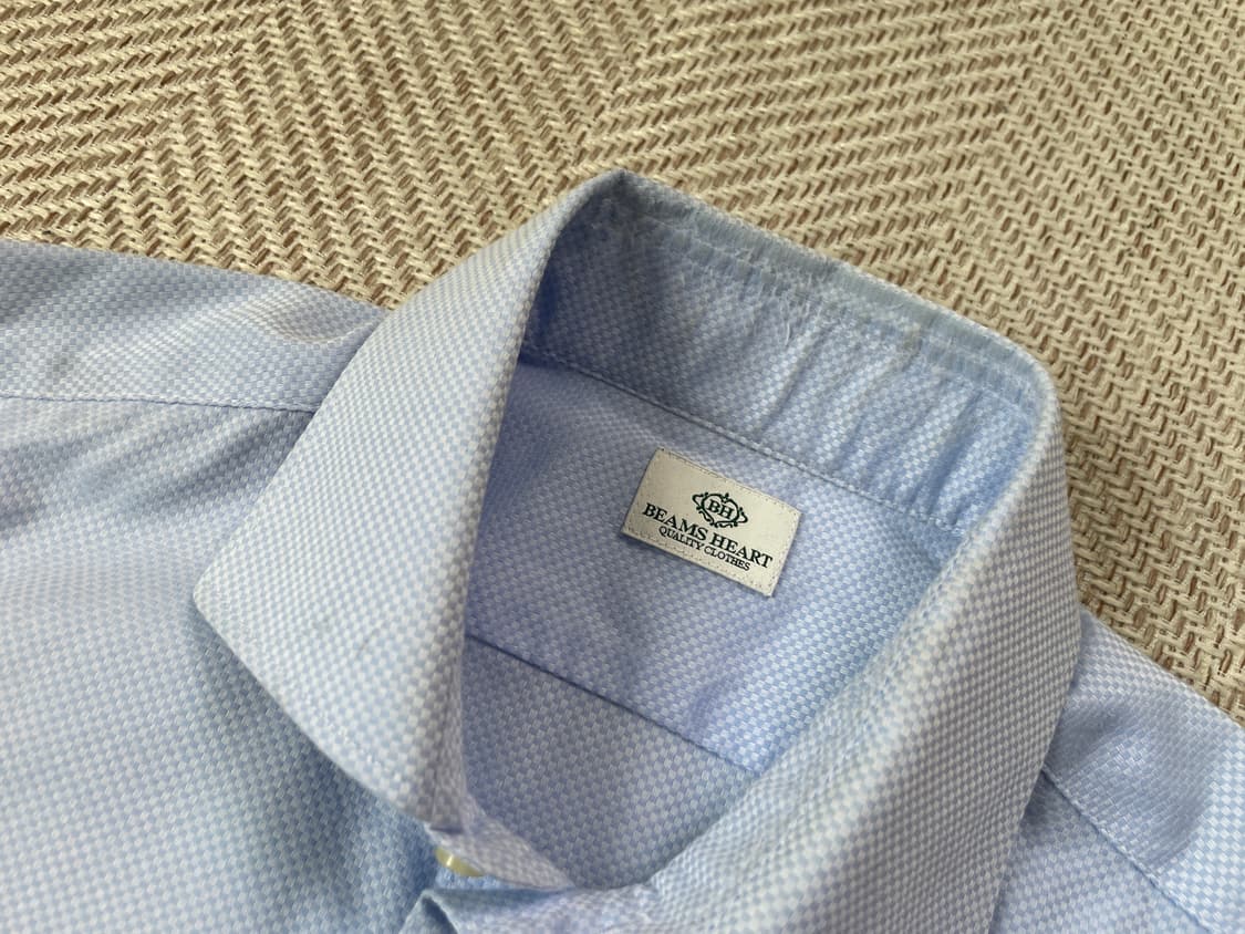 빔즈하트 스카이블루 비즈니스 셔츠 J03551 상품이미지4