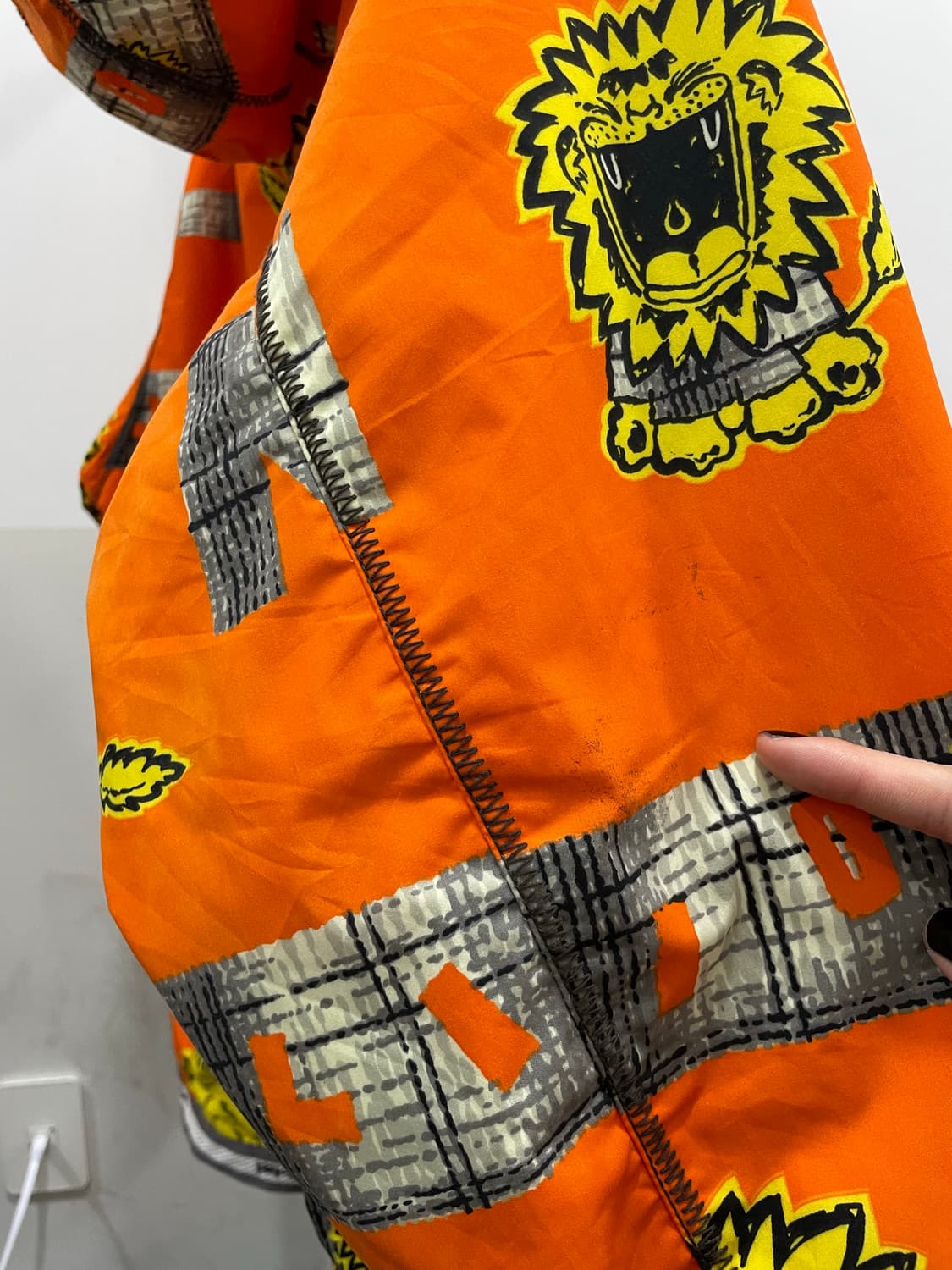 (빈티지)90‘s 샘플 PHENIX 피닉스 올오버 프린팅 스키 아노락 상품이미지9