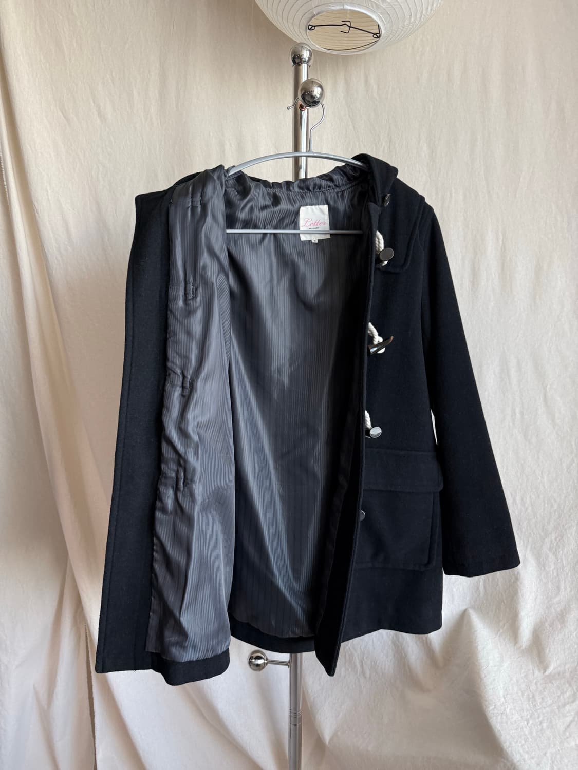 Back Number Letter 더플 코트 상품이미지7