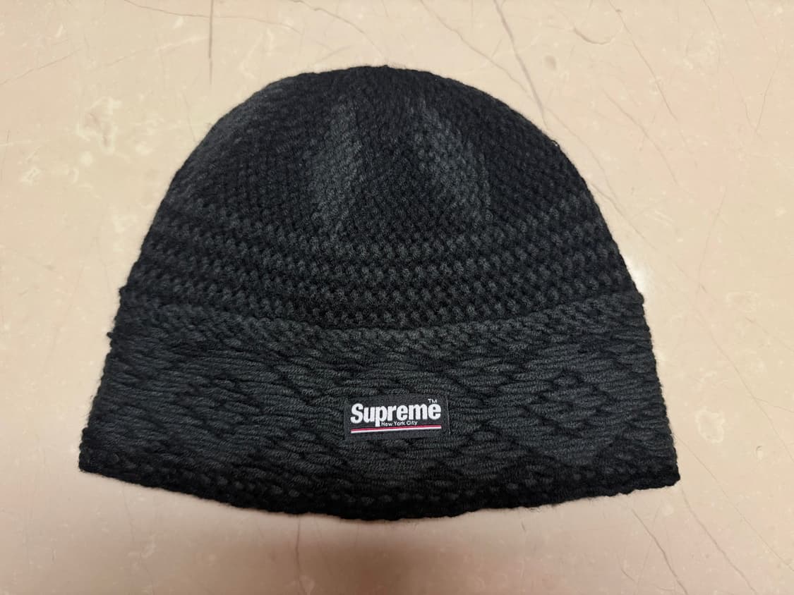 슈프림 다이아몬드 비니 블랙 상품이미지3