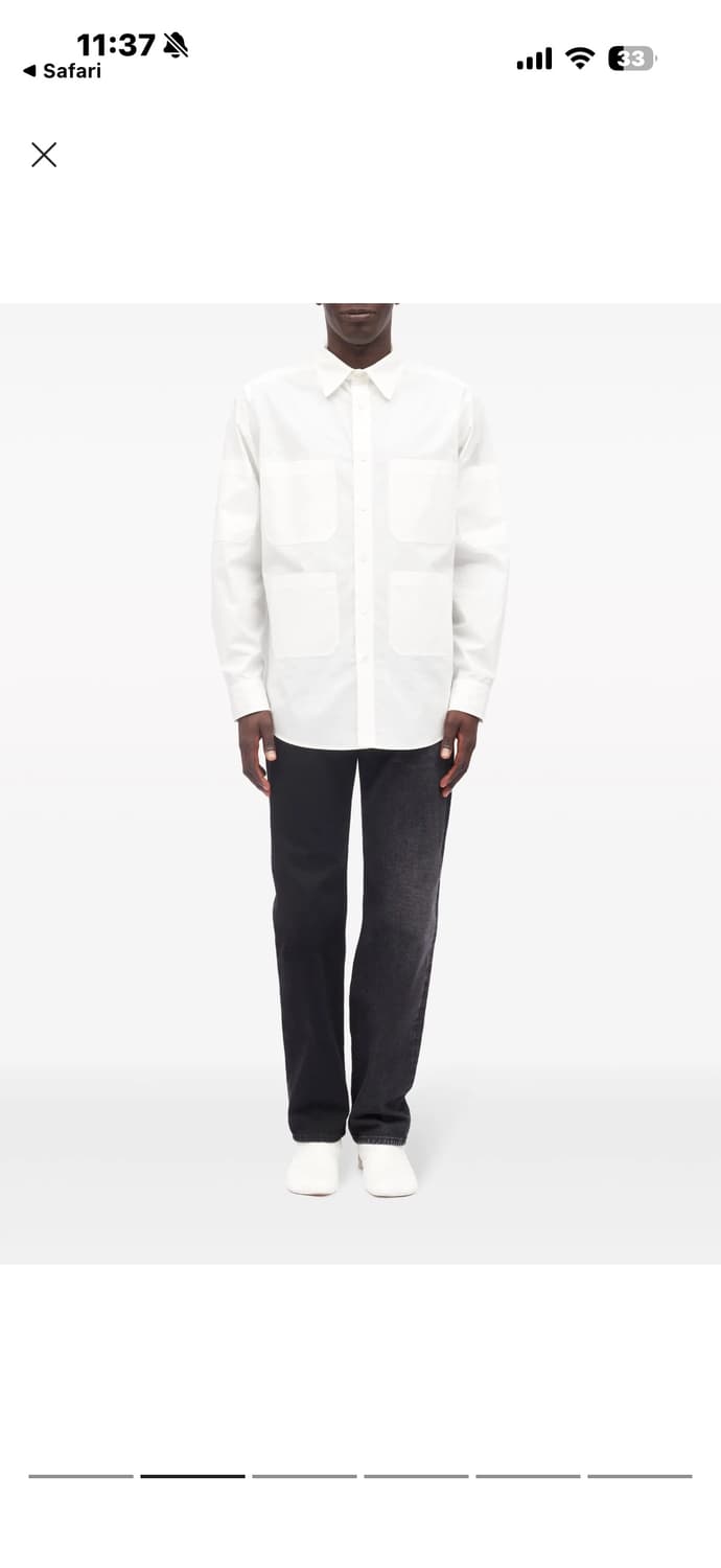 MM6 메종마르지엘라 코튼 포플린 셔츠 상품이미지2