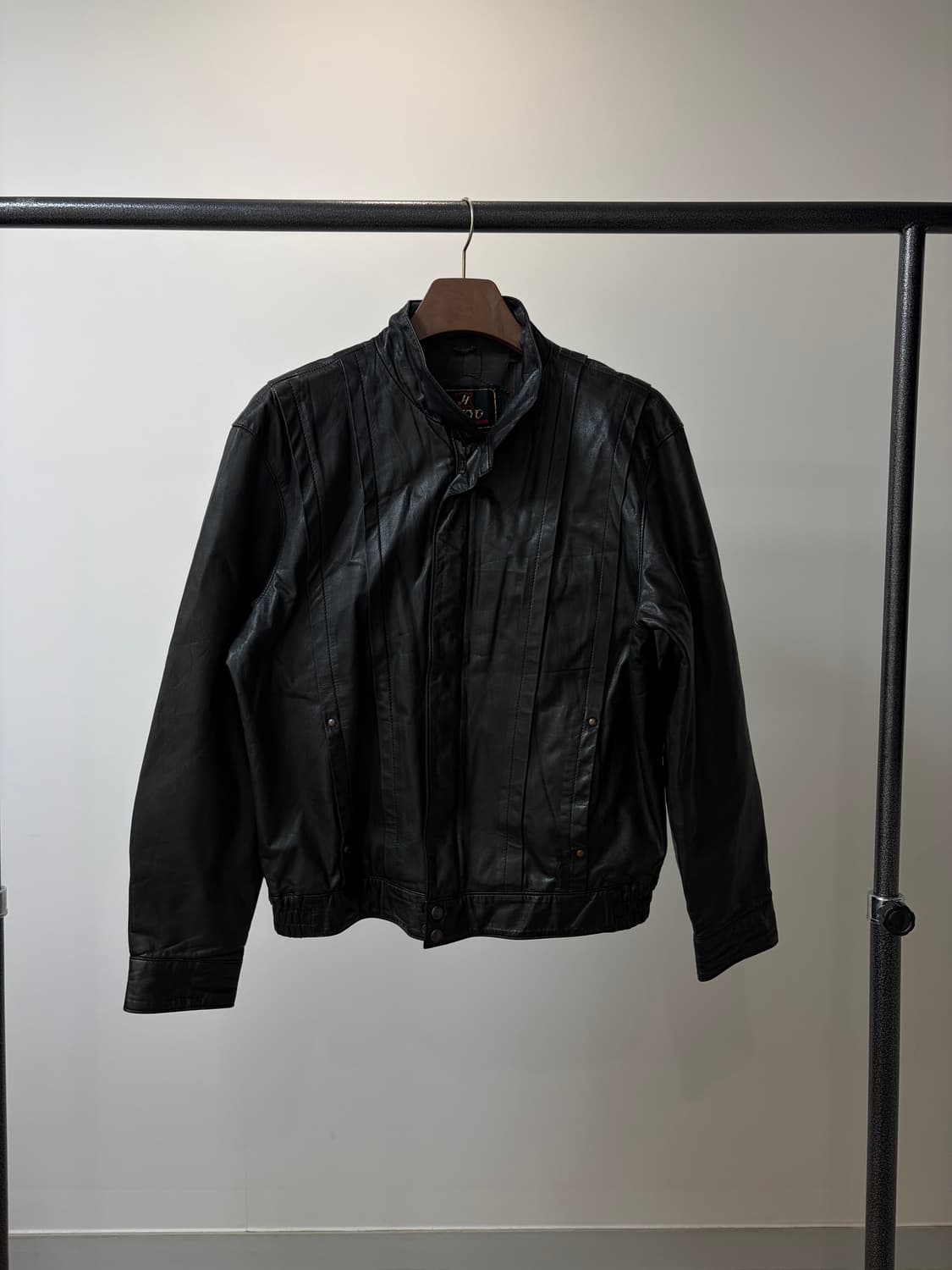 (L) jpn Toyko Leather 셔링 디테일 가죽 자켓 상품이미지1