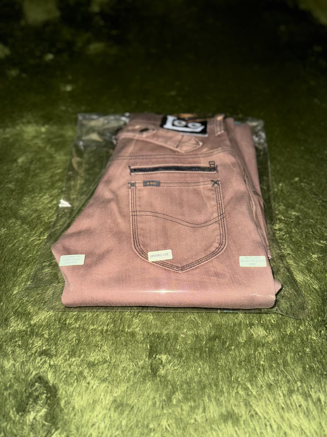 [28] 00s LEE 리 재팬 신치백 코튼 블렌디드 팬츠 브라운 상품이미지10