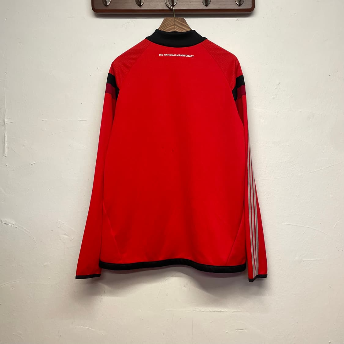 아디다스 (키즈) 독일 국대 레드 져지 자켓   상품이미지5