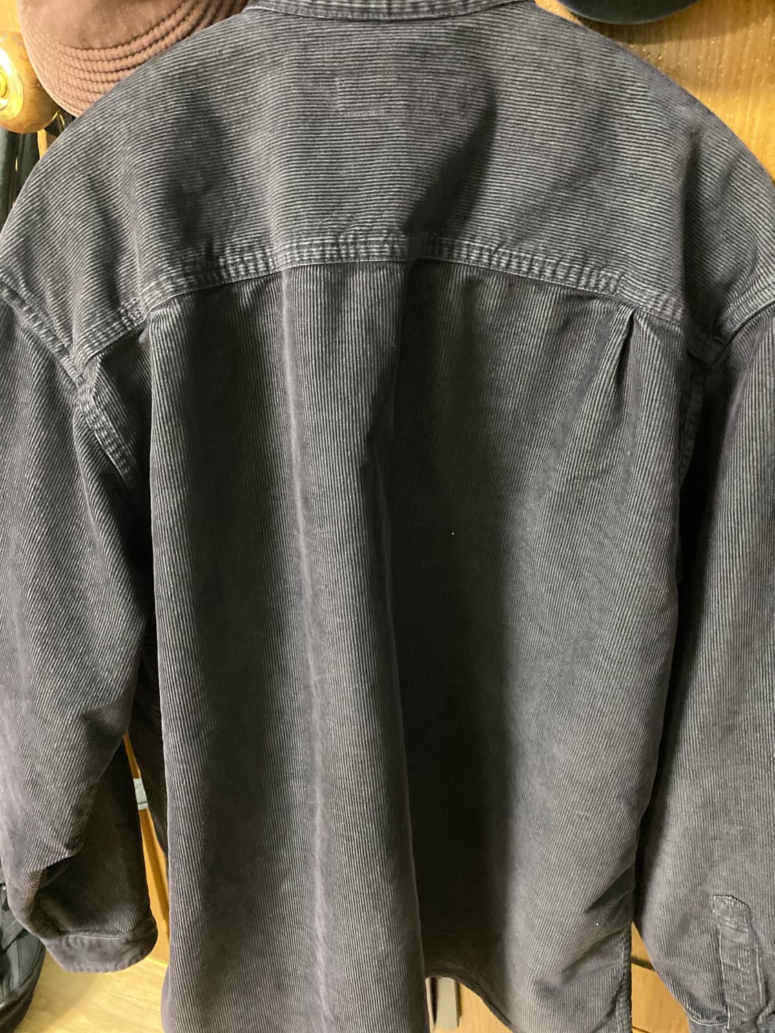 슈프림 코듀로이 셔츠 블랙 상품이미지3