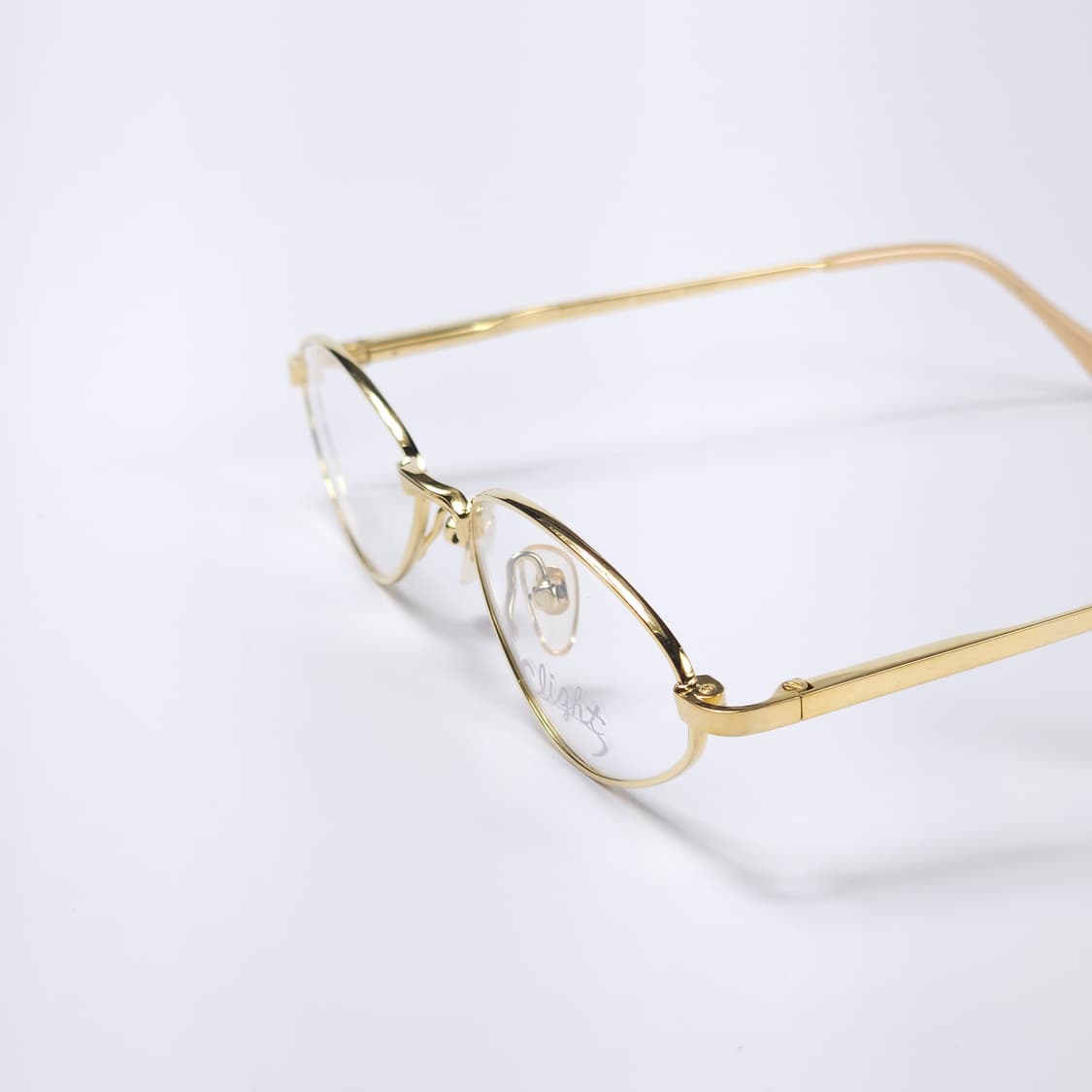 21K 도금 90년도 빈티지 긱시크 안경 상품이미지4