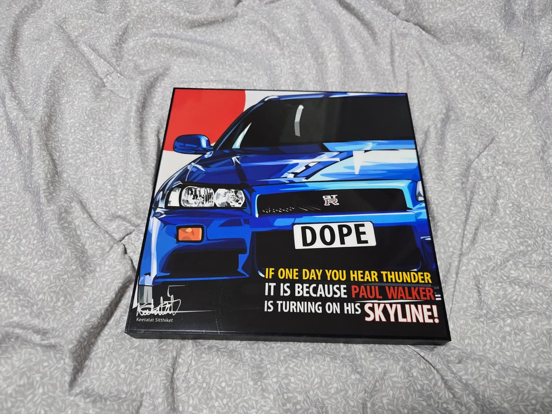 키타탓 시티켓 팝아트 액자 (R34) 상품이미지1